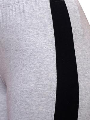 grey cotton leggings - 12961126 - Standard Image - 4