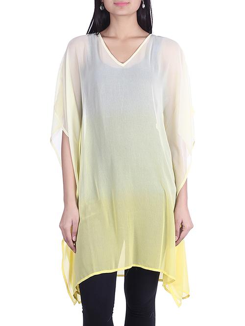 white cotton kaftan - 12962680 - Standard Image - 1
