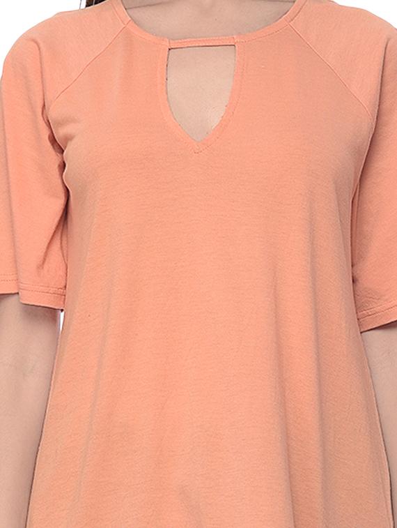 peach cotton regular top - 12965537 - Zoom Image - 4