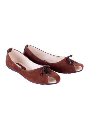 brown slip on sandals - 12966081 - Standard Image - 4
