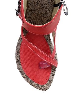 red closed back thong sandal - 12970970 - Standard Image - 4
