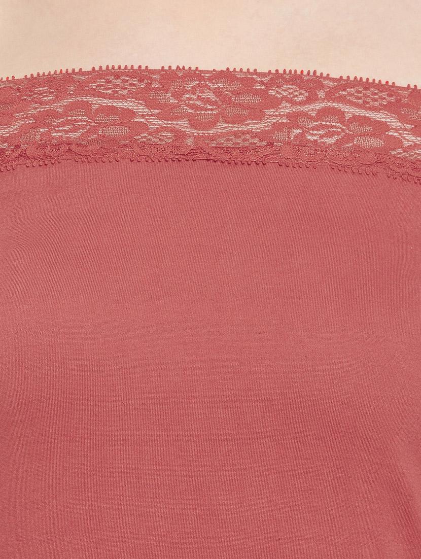 red cotton top - 12972097 - Zoom Image - 4