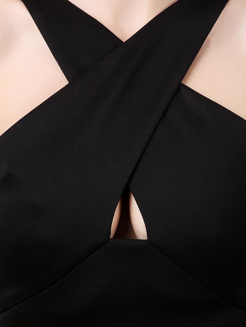 criss cross detail zip up back top - 12983111 - Zoom Image - 4