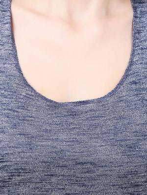 grey cotton racer back top - 12983121 - Standard Image - 4