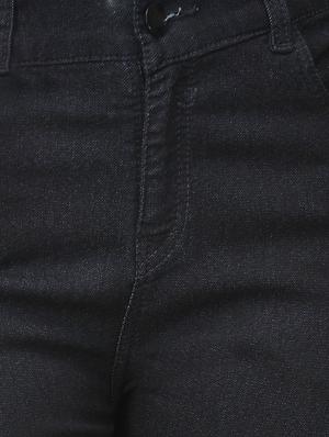black denim shorts - 12986877 - Standard Image - 4