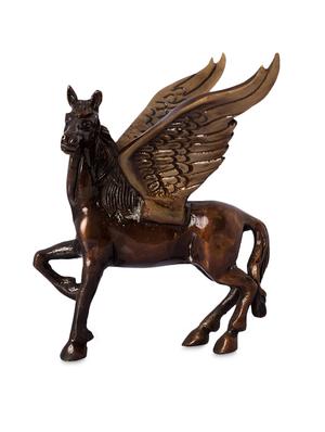 Brown Brass Flying Angel Horse - 1298914 - Standard Image - 4