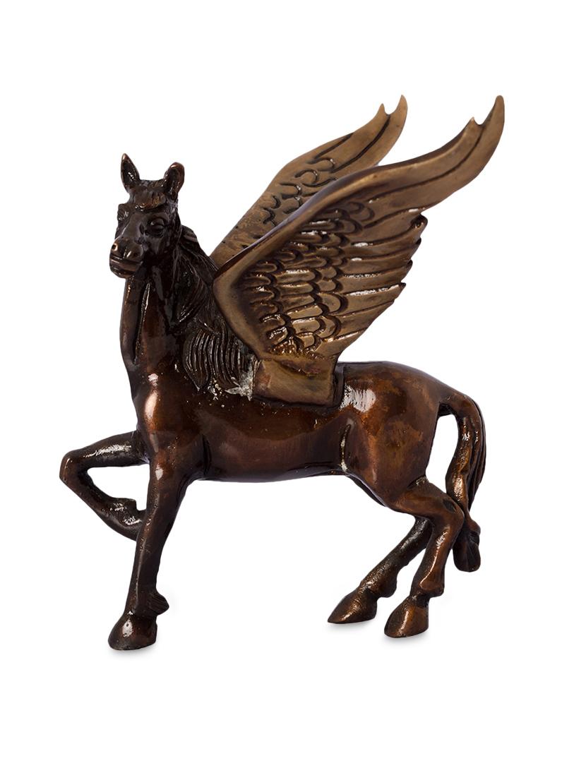 Brown Brass Flying Angel Horse - 1298914 - Zoom Image - 4