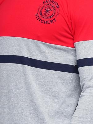 colour block cotton t-shirt - 12989695 - Standard Image - 4