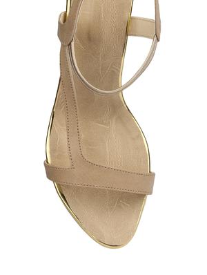 beige back strap sandal - 12989820 - Standard Image - 4