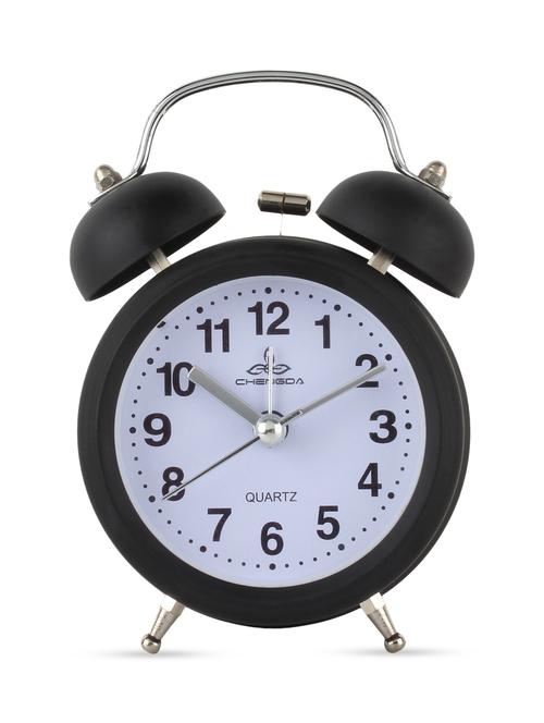 black matel painted alarm clock - 1299346 - Standard Image - 1