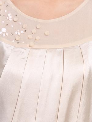 beige embellished top - 13003926 - Standard Image - 4