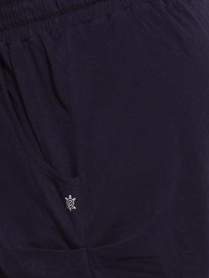 navy blue cotton trouser - 13005741 - Standard Image - 4