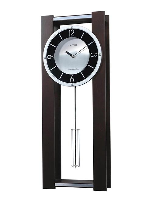 brown wooden analog clock - 13052694 - Very Small Image - 1