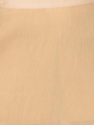 beige georgette a-line skirt - 13054960 - Standard Image - 4