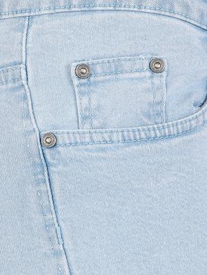 light blue denim slim fit jean - 13055972 - Standard Image - 4