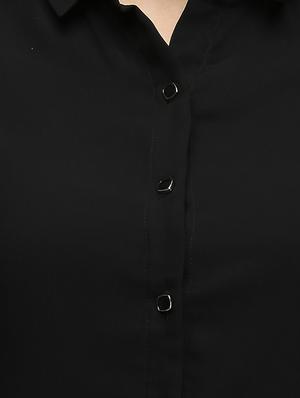 buttoned-up shirt collar maxi dress - 13056270 - Standard Image - 4