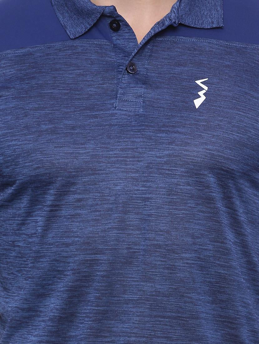 navy blue polyester tshirt - 13062511 - Zoom Image - 4