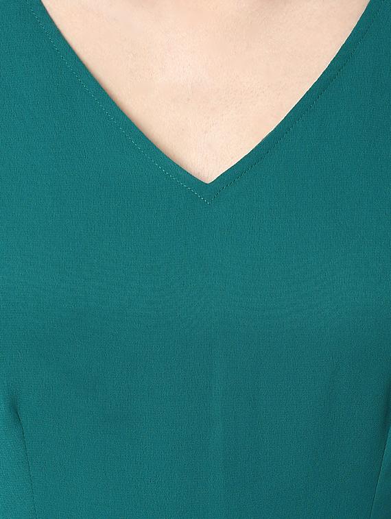 criss-cross back fit and flare dress - 13064509 - Zoom Image - 4