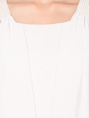 white georgette dress - 13069249 - Standard Image - 4