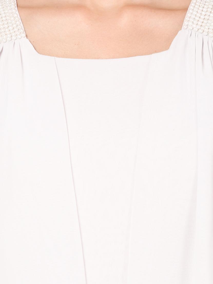 white georgette dress - 13069249 - Zoom Image - 4
