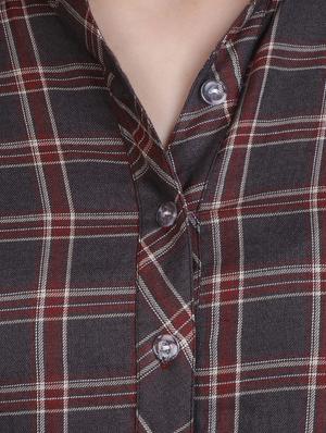 brown cotton regular shirt - 13073546 - Standard Image - 4