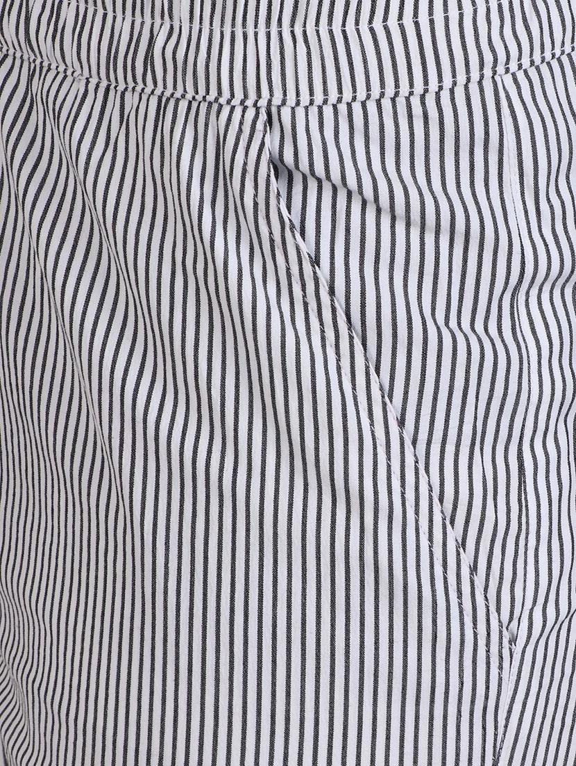 grey cotton flat front trouser - 13073555 - Zoom Image - 4