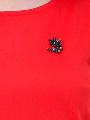 red none skater dress - 13092605 - Standard Image - 4