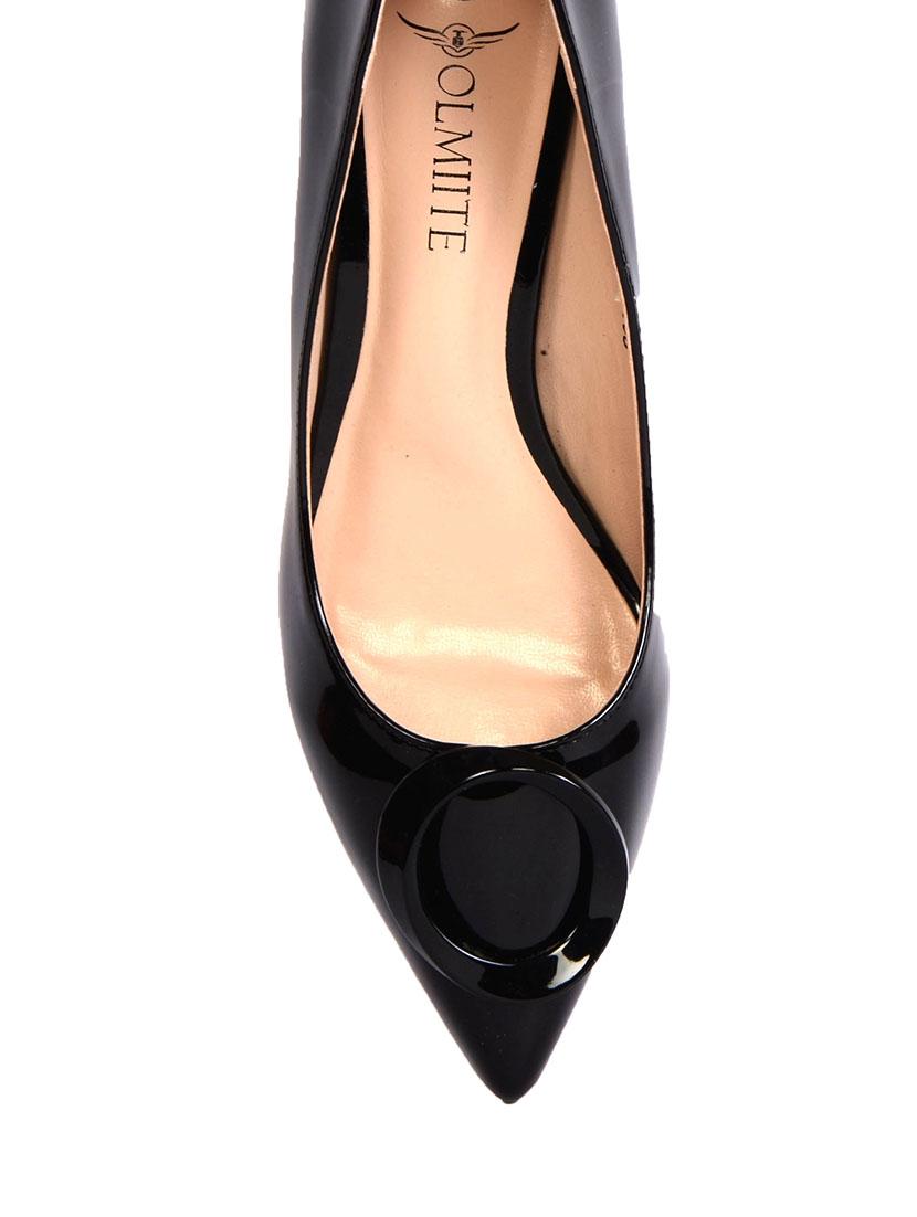 black patent leather slip on pumps - 13102954 - Zoom Image - 4
