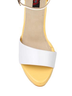 yellow ankle strap sandal - 13111720 - Standard Image - 4