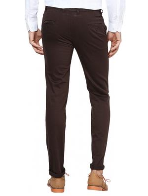 black brown set of 2 cotton chinos casual trouser - 13111941 - Standard Image - 7