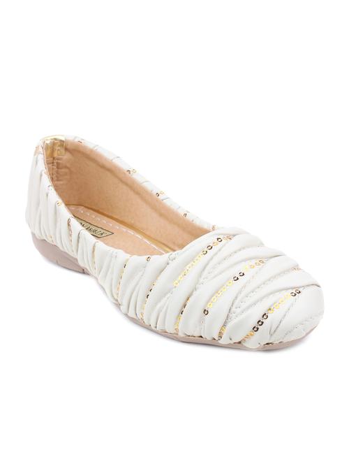 white slip on ballerina - 13117290 - Standard Image - 1