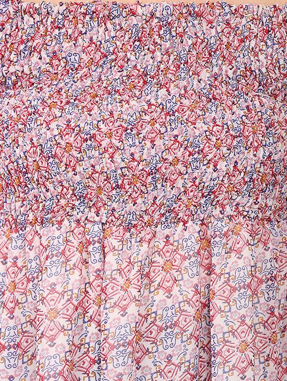 multicolored printed dress - 13117636 - Zoom Image - 4