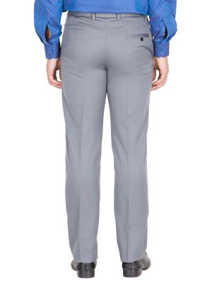black grey rayon set of 2 flat front formal trouser - 13123171 - Standard Image - 7