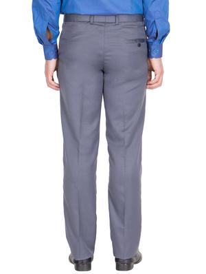 blue grey rayon set of 2 flat front formal trouser - 13123195 - Standard Image - 7