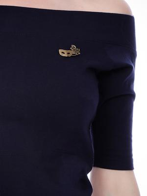 off shoulder broach enhanced bodycon dress - 13127950 - Standard Image - 4