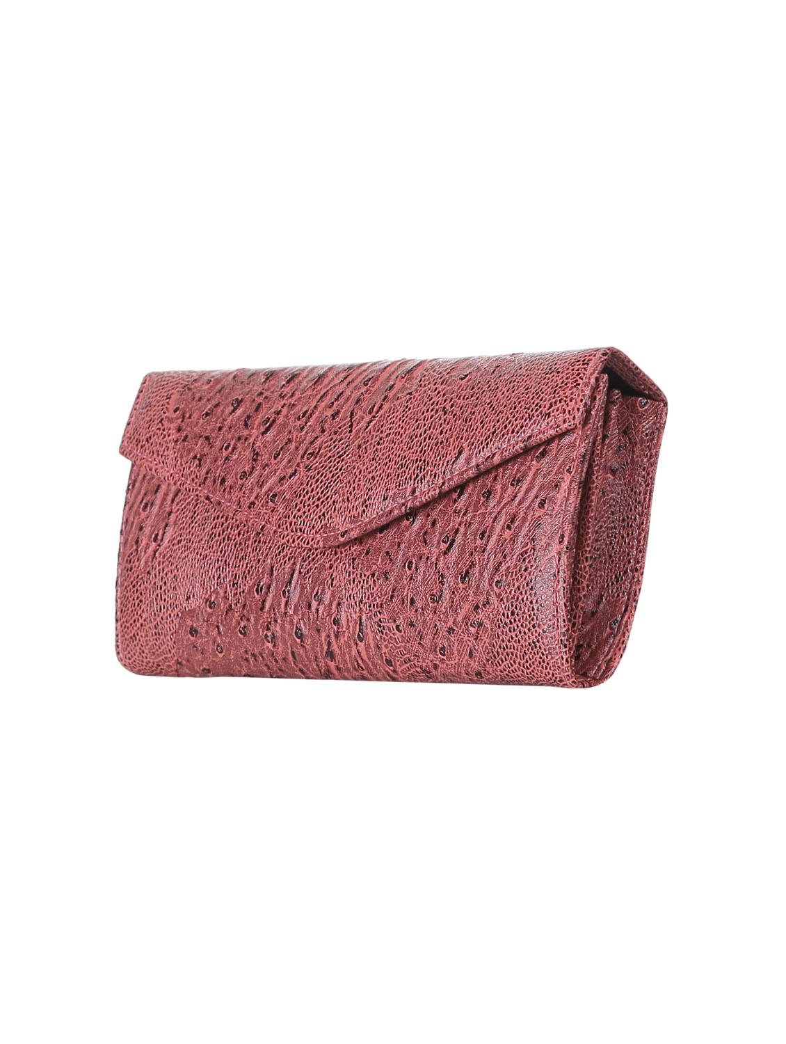 pink leatherette clutch - 13132225 - Zoom Image - 4