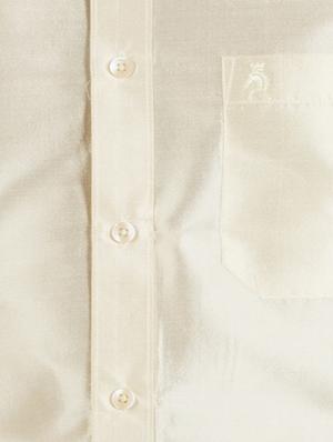 white solid casual shirt - 13158667 - Standard Image - 4