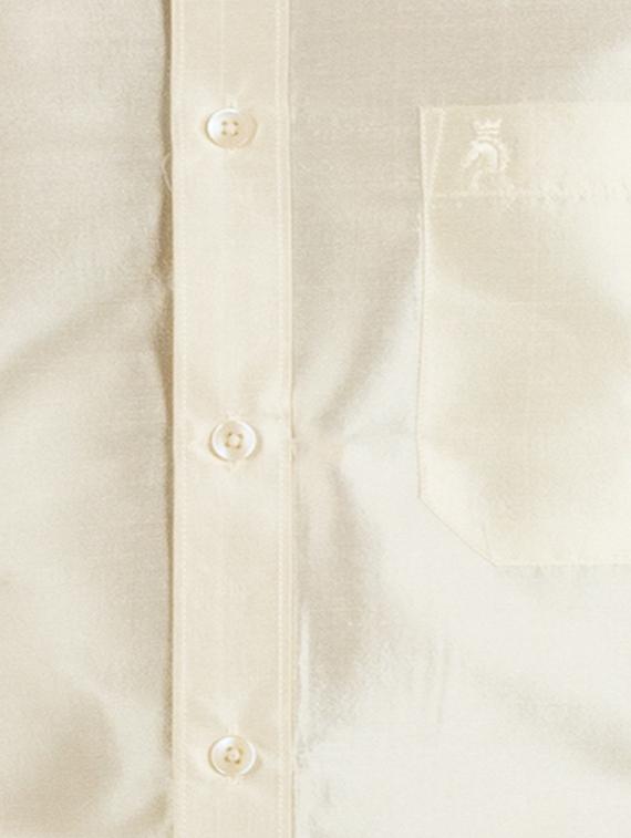 white solid casual shirt - 13158667 - Zoom Image - 4