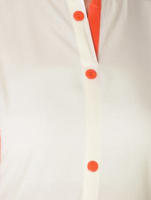 White cotton straight solid kurta - 13160589 - Standard Image - 4