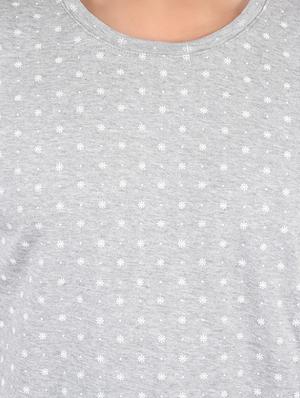 grey cotton printed t-shirt - 13170751 - Standard Image - 4