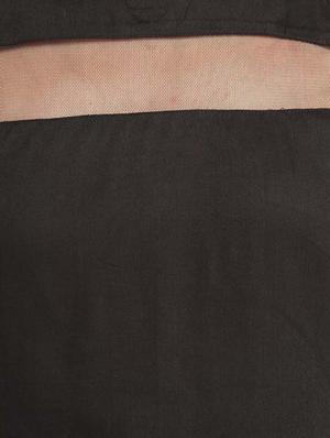 solid black cotton top - 13179995 - Standard Image - 4