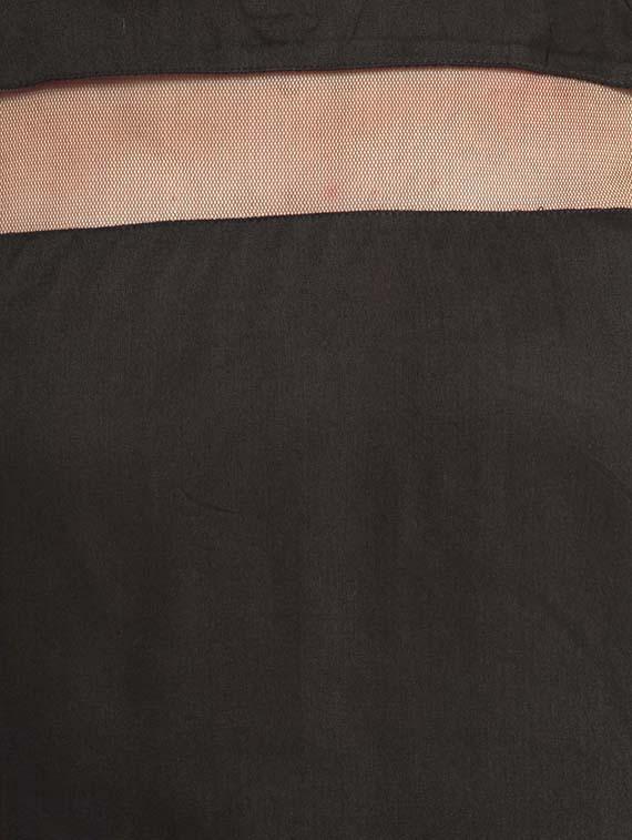 solid black cotton top - 13179995 - Zoom Image - 4