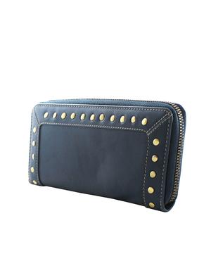 blue leather wallet - 13182705 - Standard Image - 4