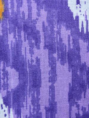 amethyst cotton ikat print double bedsheet with two pillow covers - 13184884 - Standard Image - 4