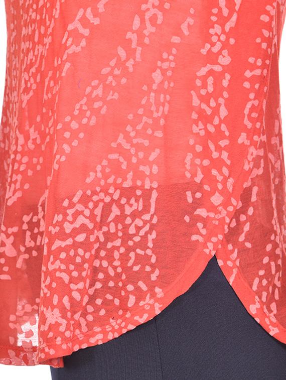 Curved hem scoop neck top - 13187508 - Zoom Image - 4