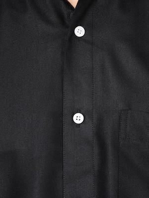 black cotton formal shirt - 13199067 - Standard Image - 4