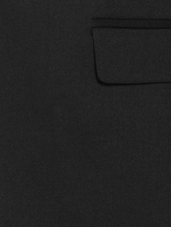 black cotton formal blazer - 13206610 - Zoom Image - 4