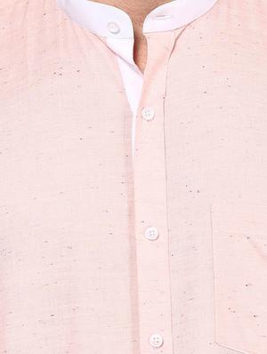 pink cotton casual shirt - 13214998 - Standard Image - 4