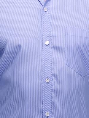 light blue cotton formal shirt - 13216103 - Standard Image - 4