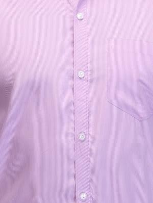 purple cotton blend formal shirt - 13216104 - Standard Image - 4